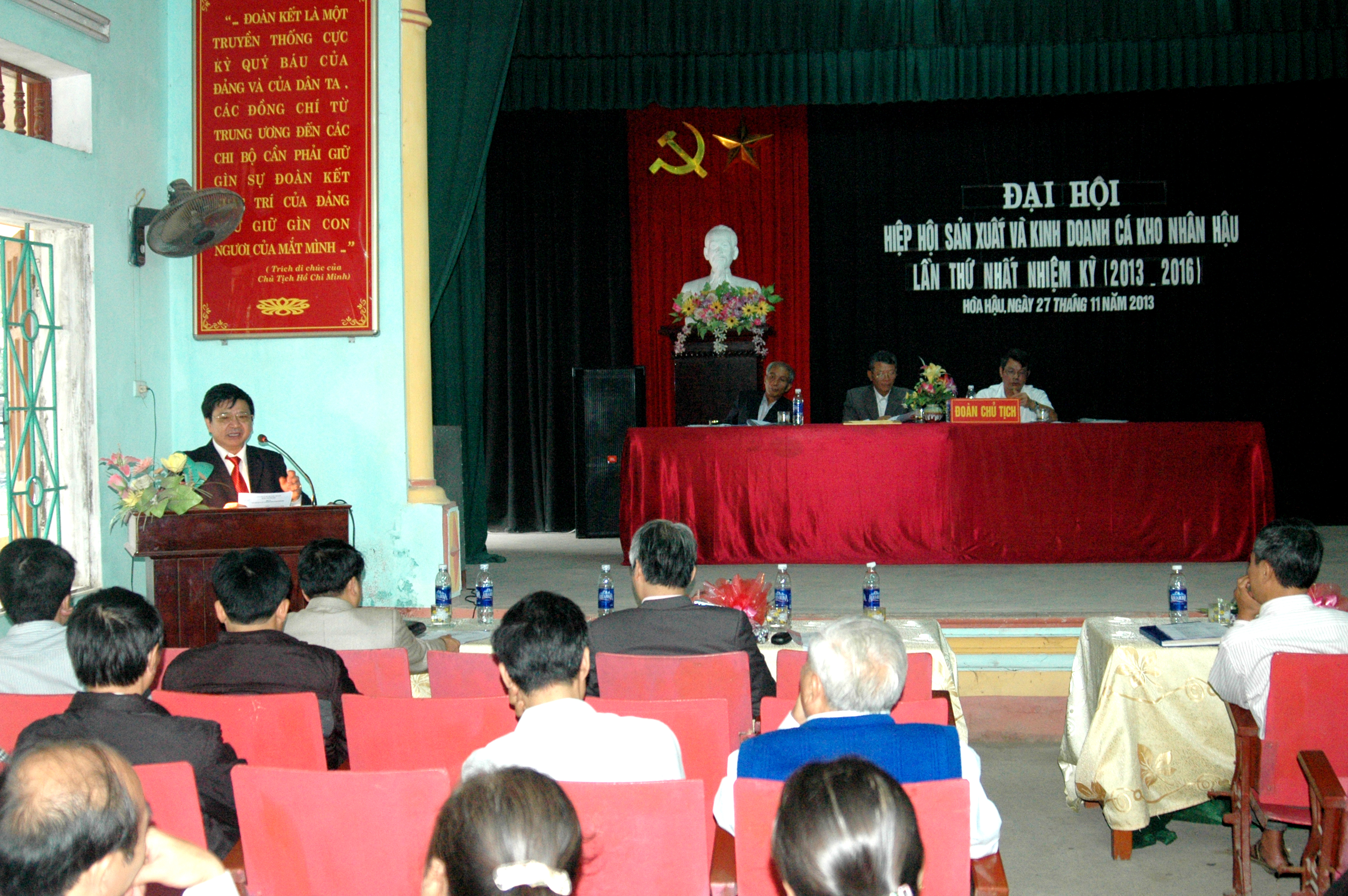 Đồng chí Nguyễn Mạnh Tiến, TUV, Giám đốc Sở Khoa học và Công nghệ phát biểu tại hội nghị