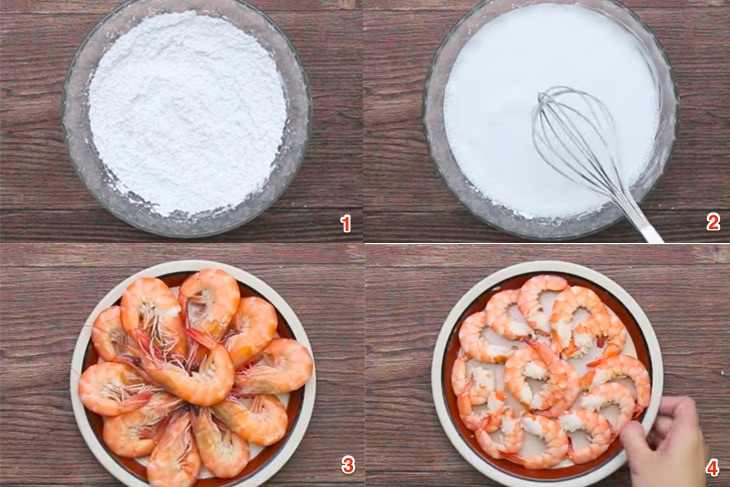 Nguyên liệu làm bánh bèo Hà Tĩnh