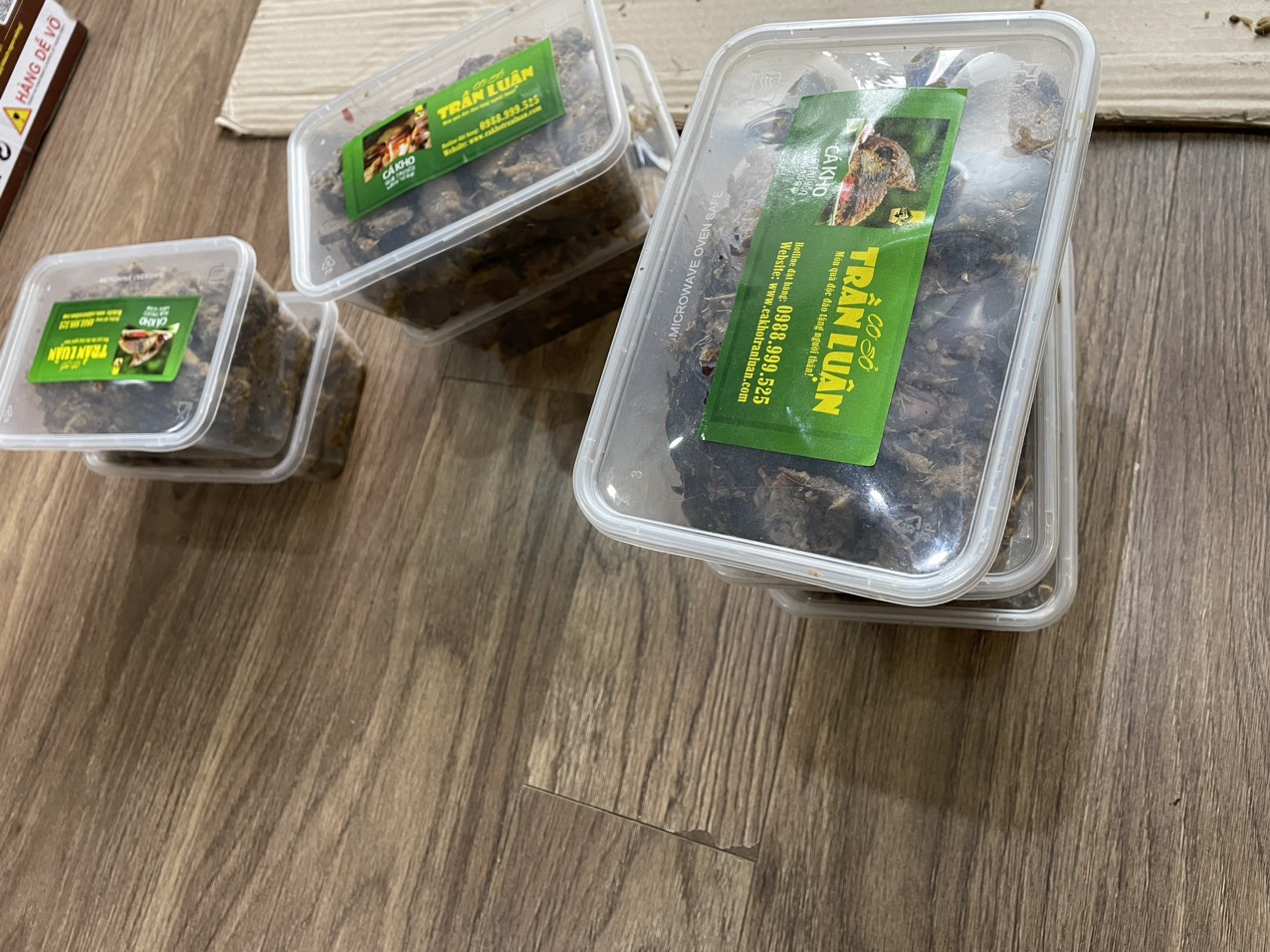 ca kho dong hop nhua