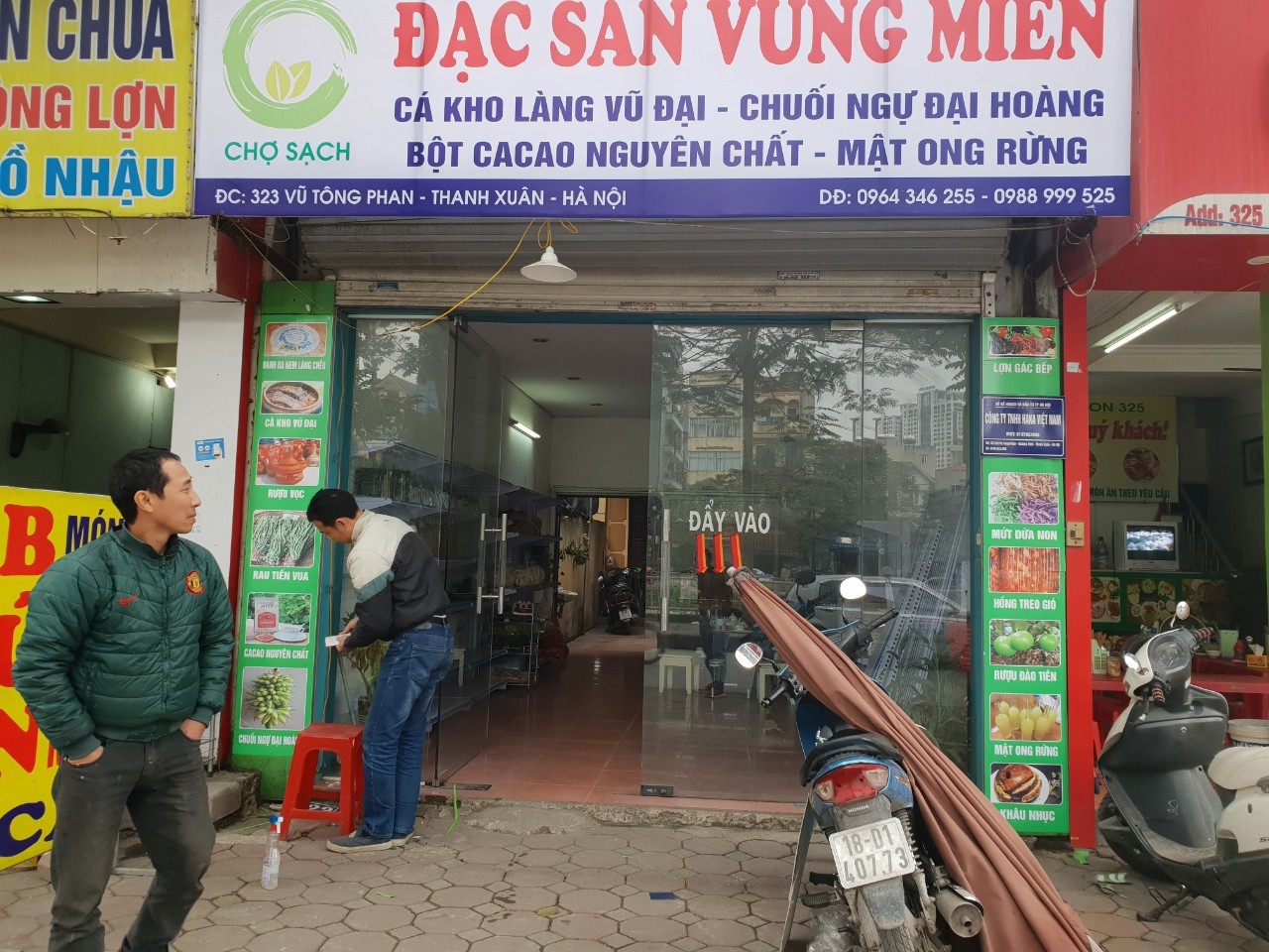 cửa hàng thực phẩm chợ sạch