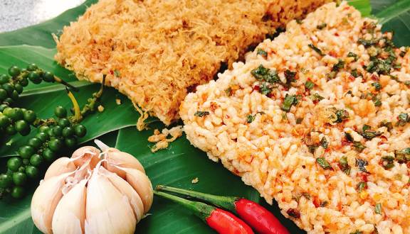 Cơm cháy chà bông Sài Gòn Cơm cháy chà bông Sài Gòn