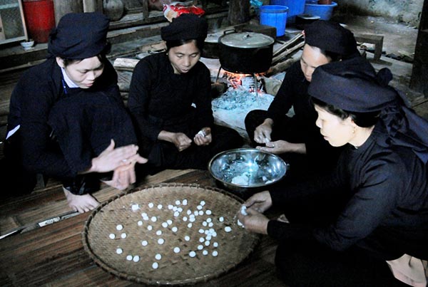 Cách làm bánh trời của người dân tộc Tày